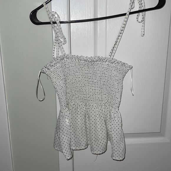 White Thin Strap Top - Picture 1 of 2